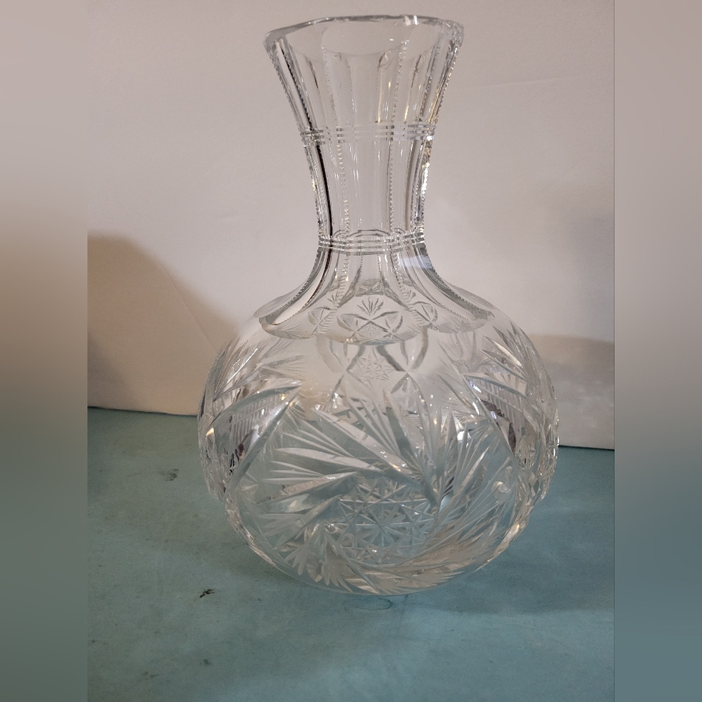 Anrique American Brilliant Cut Clear Crystal Carafe #913